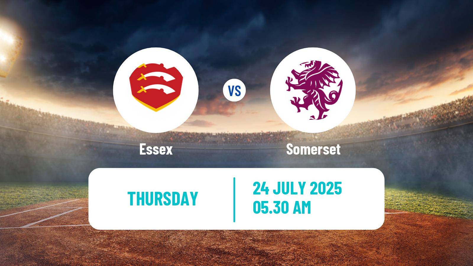 Cricket United Kingdom One Day Cup Women Essex - Somerset