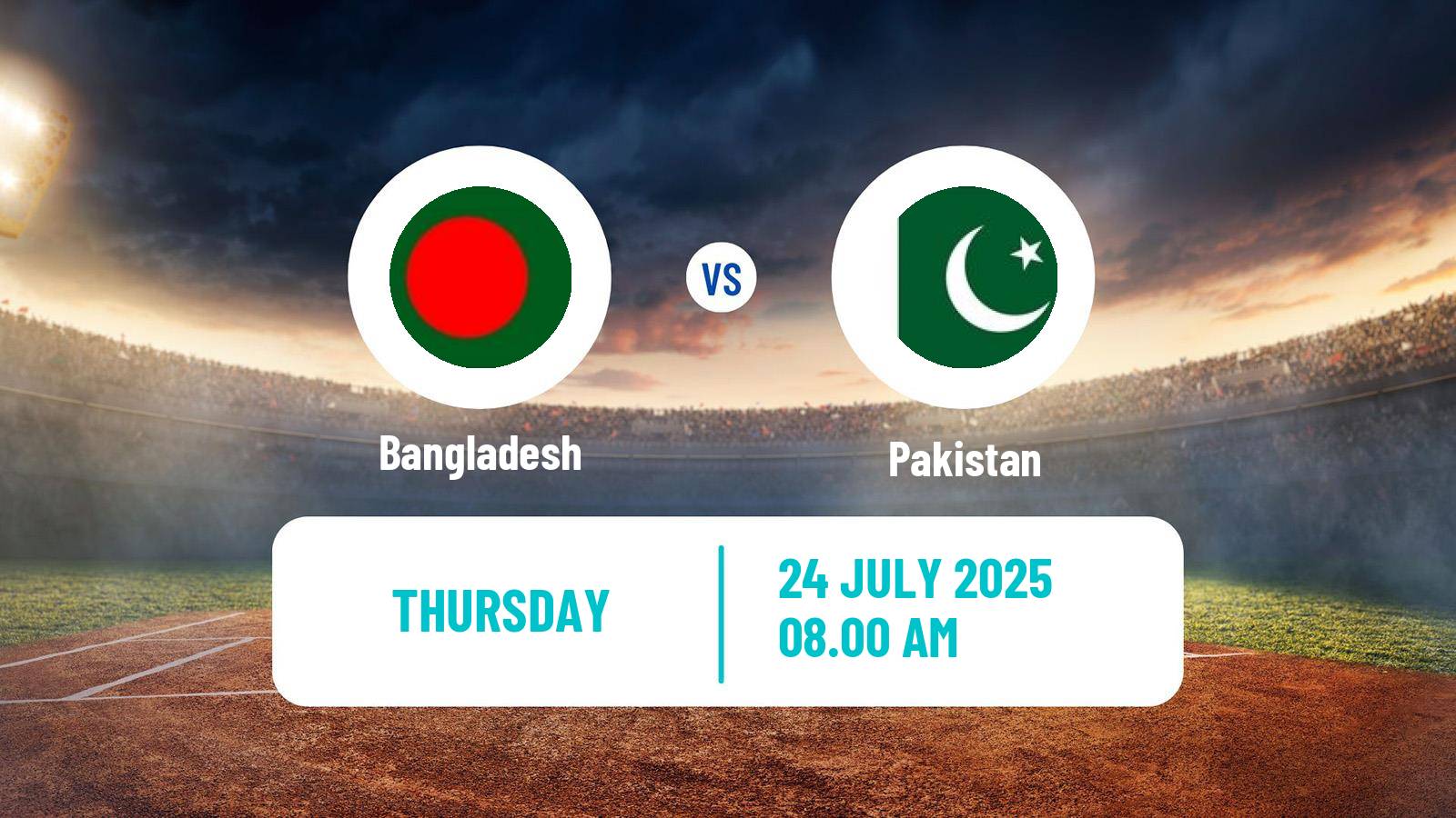 Cricket Twenty20 International Bangladesh - Pakistan