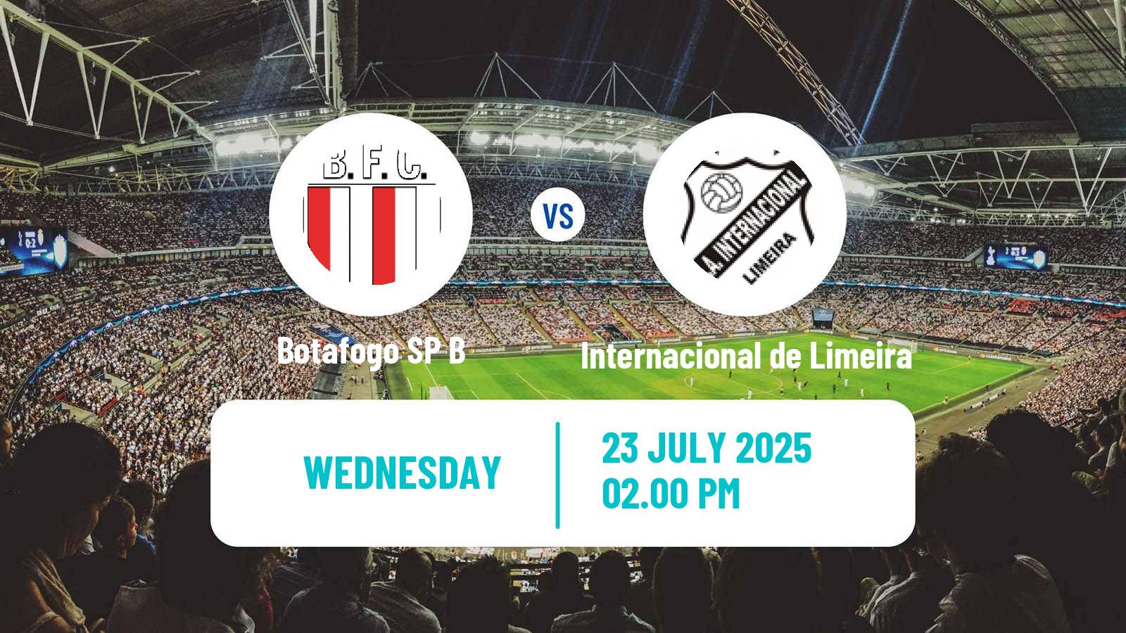 Football Brazilian Copa Paulista Botafogo SP B - Internacional de Limeira