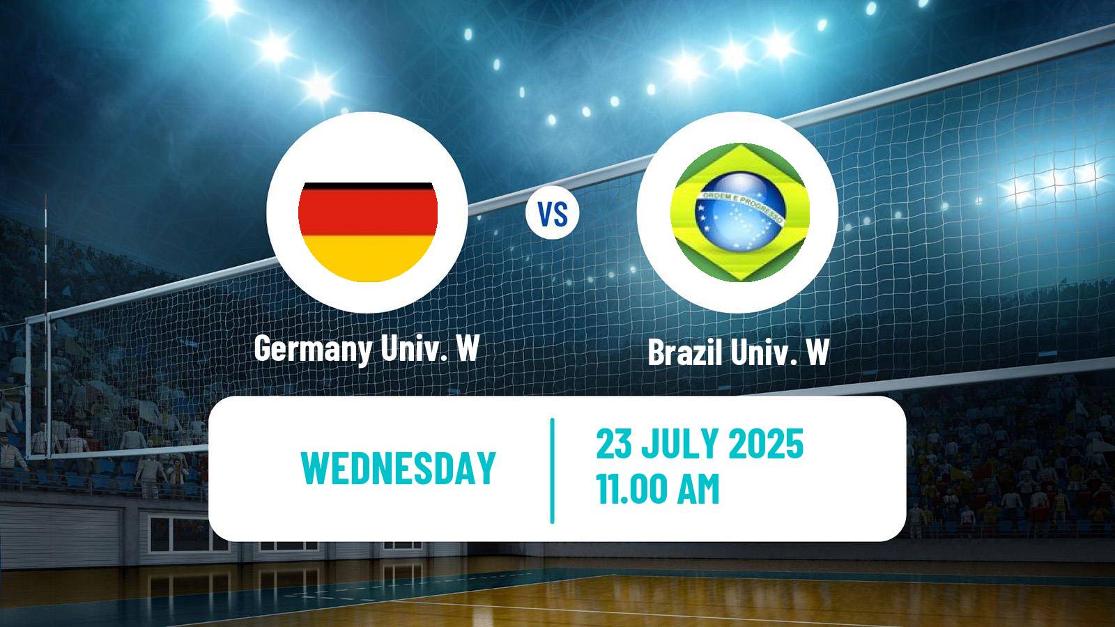 Volleyball Universiade Volleyball Women Germany Univ. W - Brazil Univ. W