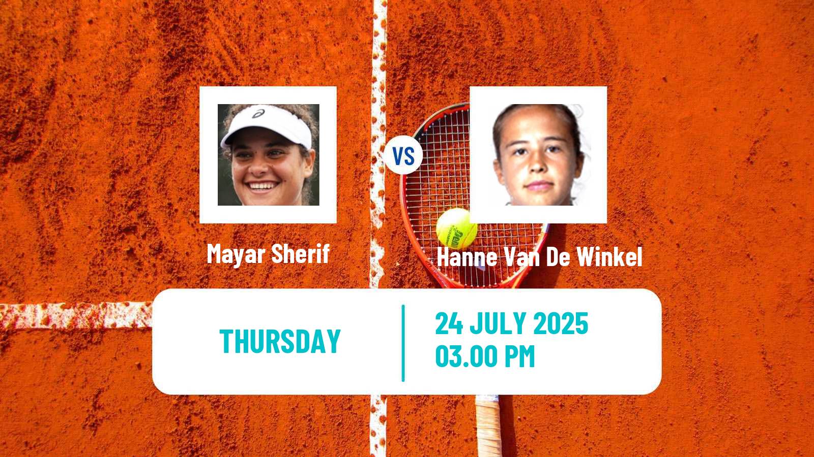 Tennis Palermo Challenger Women Mayar Sherif - Hanne Van De Winkel