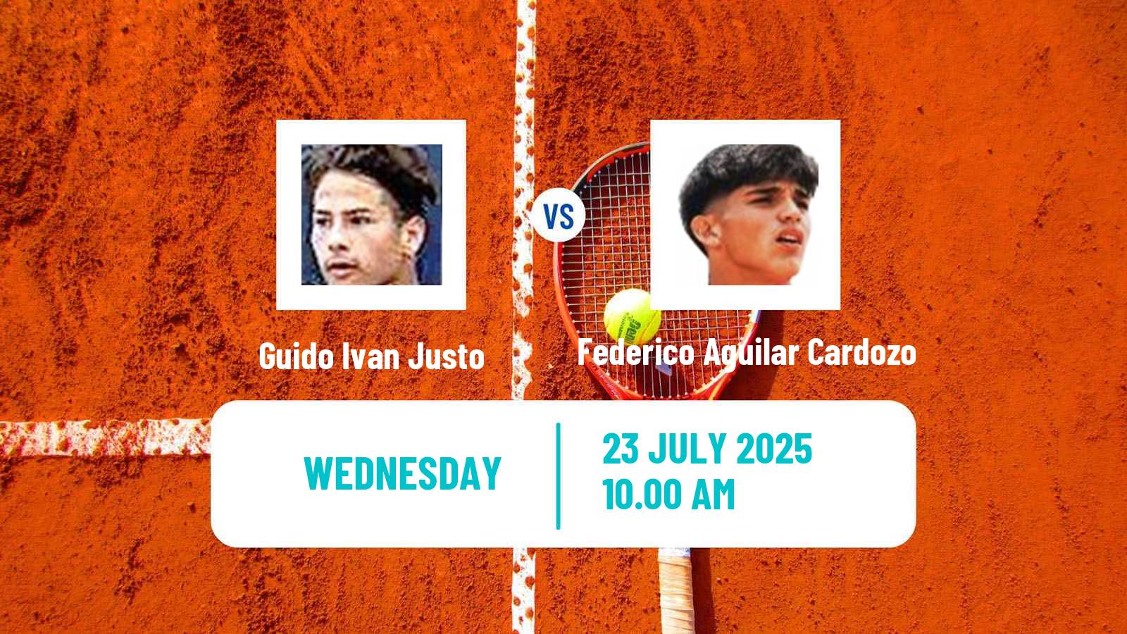 Tennis ITF M15 Santiago 3 Men Guido Ivan Justo - Federico Aguilar Cardozo