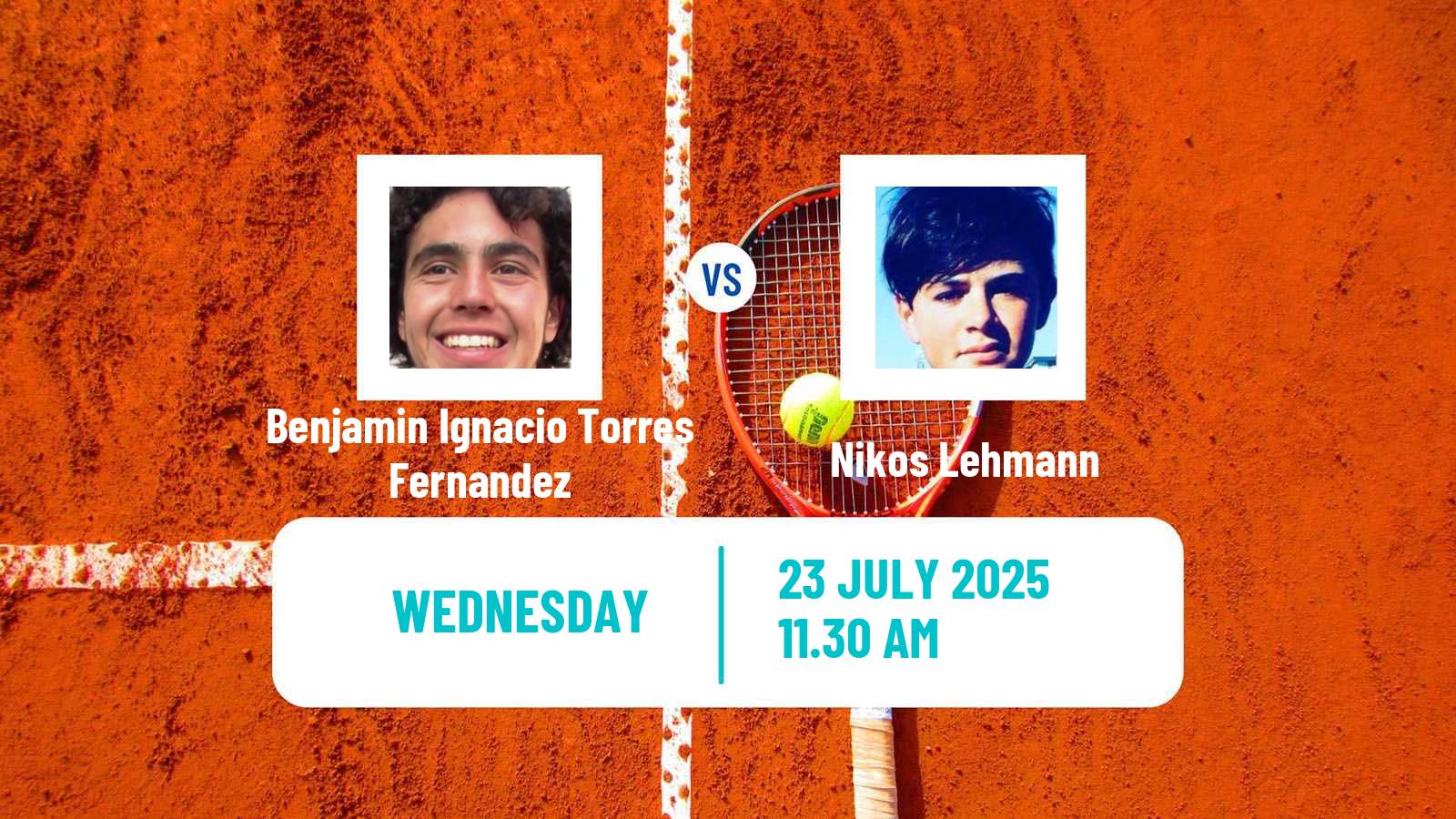 Tennis ITF M15 Santiago 3 Men Benjamin Ignacio Torres Fernandez - Nikos Lehmann