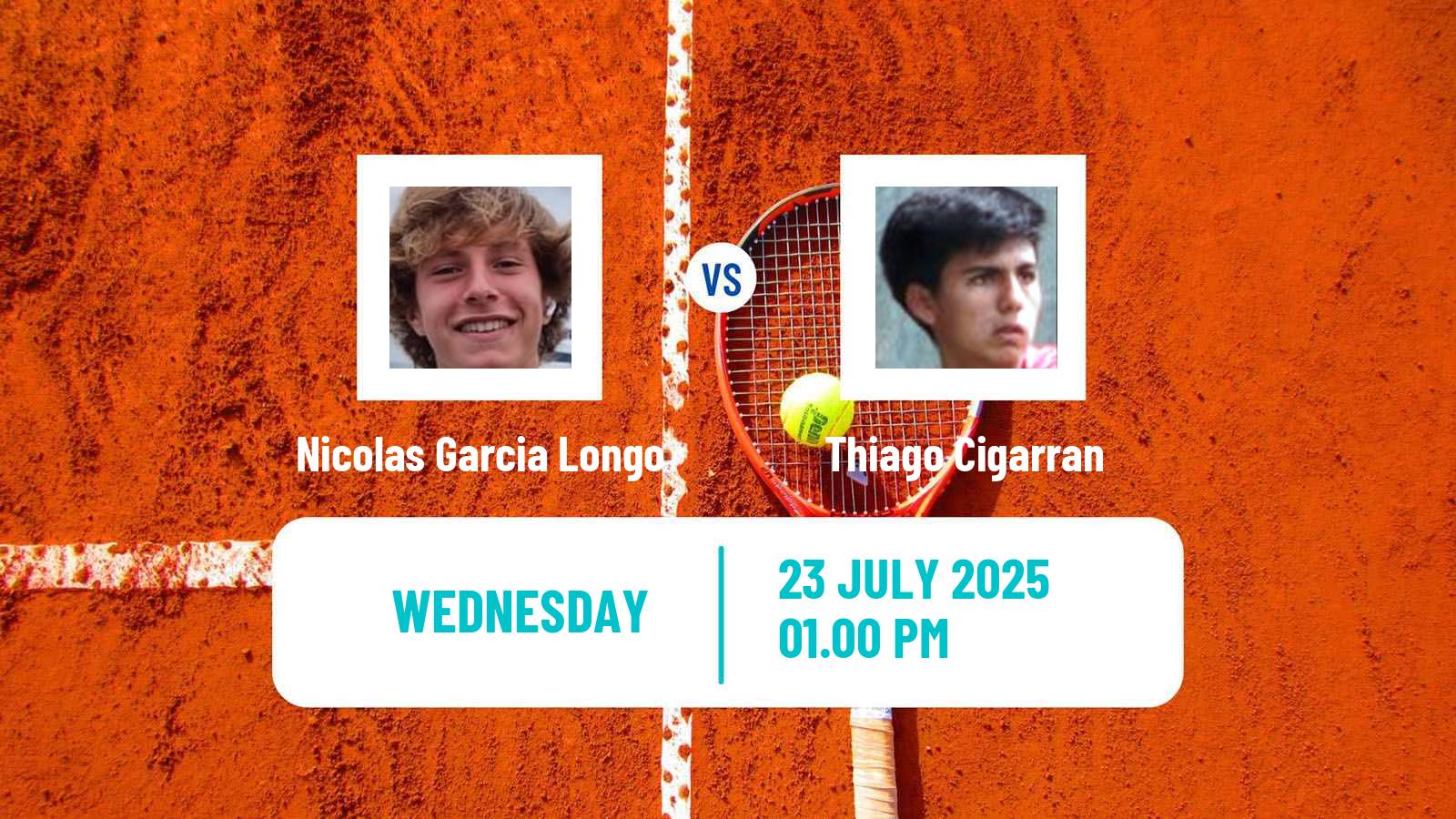 Tennis ITF M15 Santiago 3 Men Nicolas Garcia Longo - Thiago Cigarran