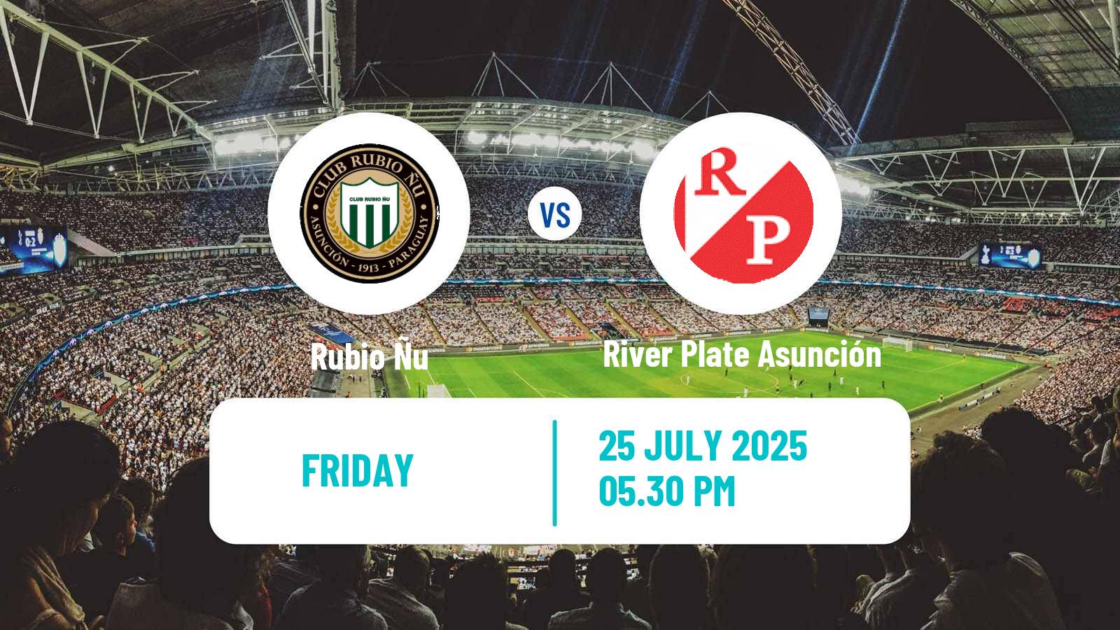 Football Paraguayan Division Intermedia Rubio Ñu - River Plate Asunción