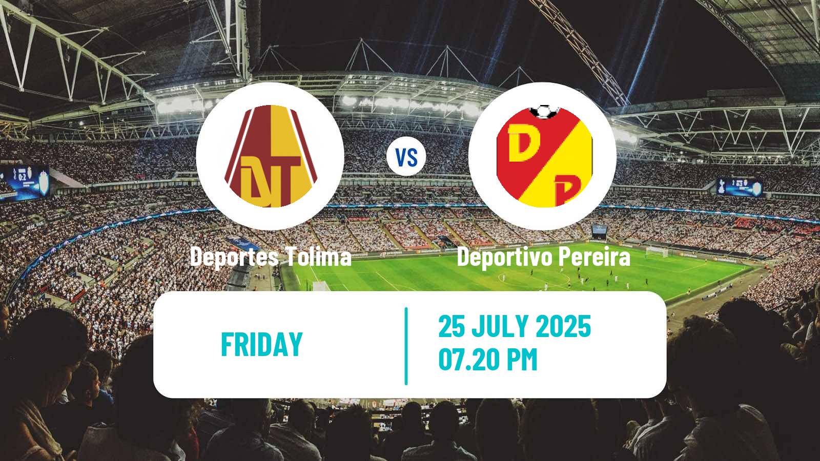 Football Colombian Primera A Deportes Tolima - Deportivo Pereira