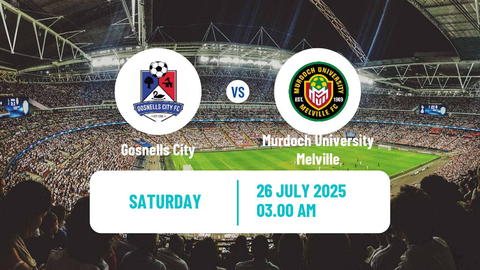 Football Australian WA State League Gosnells City - Murdoch University Melville