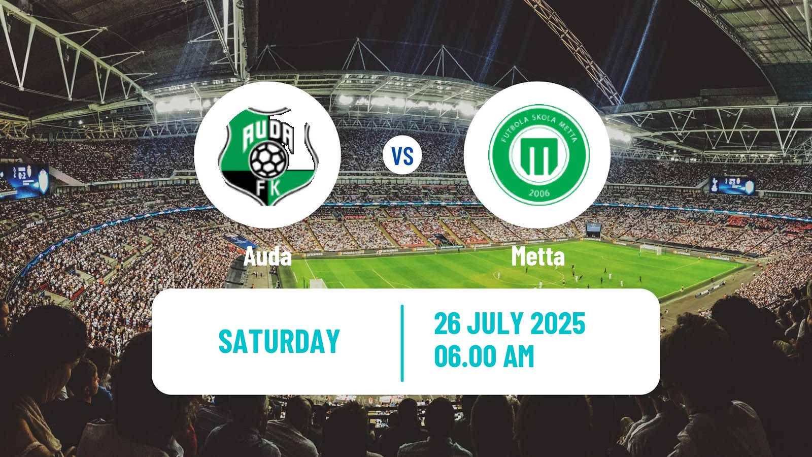 Football Latvian 1 Liga Women Auda - Metta