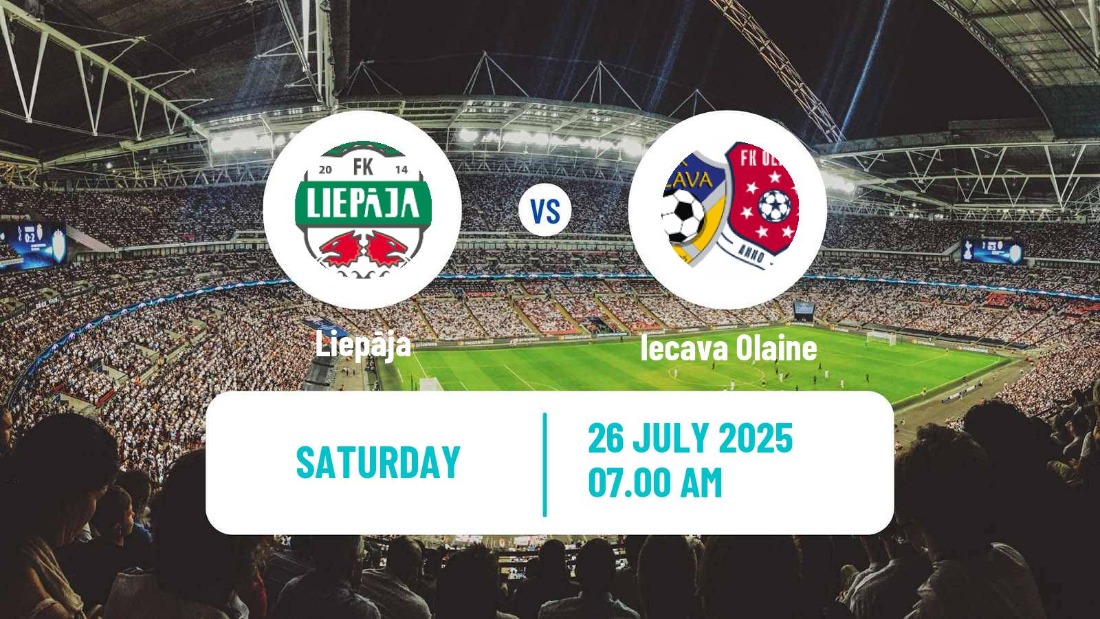 Football Latvian 1 Liga Women Liepāja - Iecava Olaine