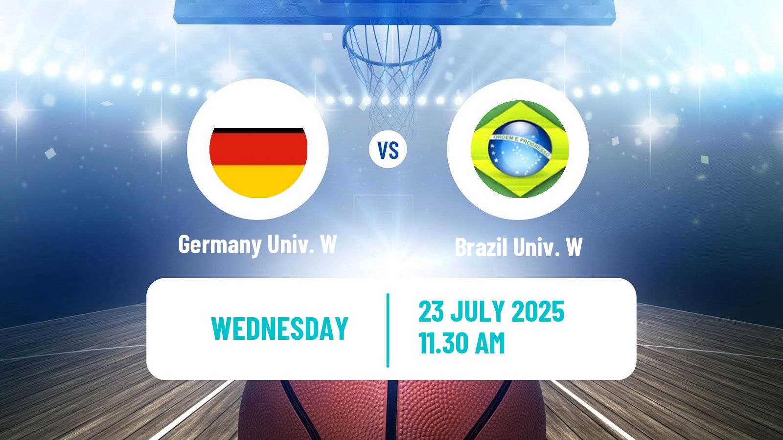 Basketball Universiade Basketball Women Germany Univ. W - Brazil Univ. W