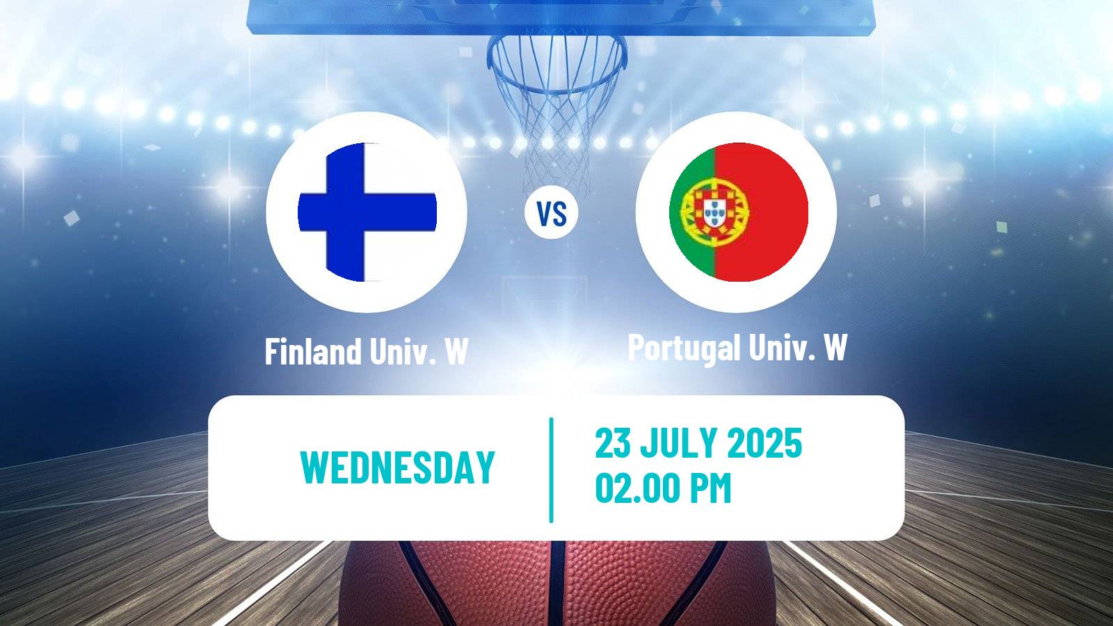 Basketball Universiade Basketball Women Finland Univ. W - Portugal Univ. W