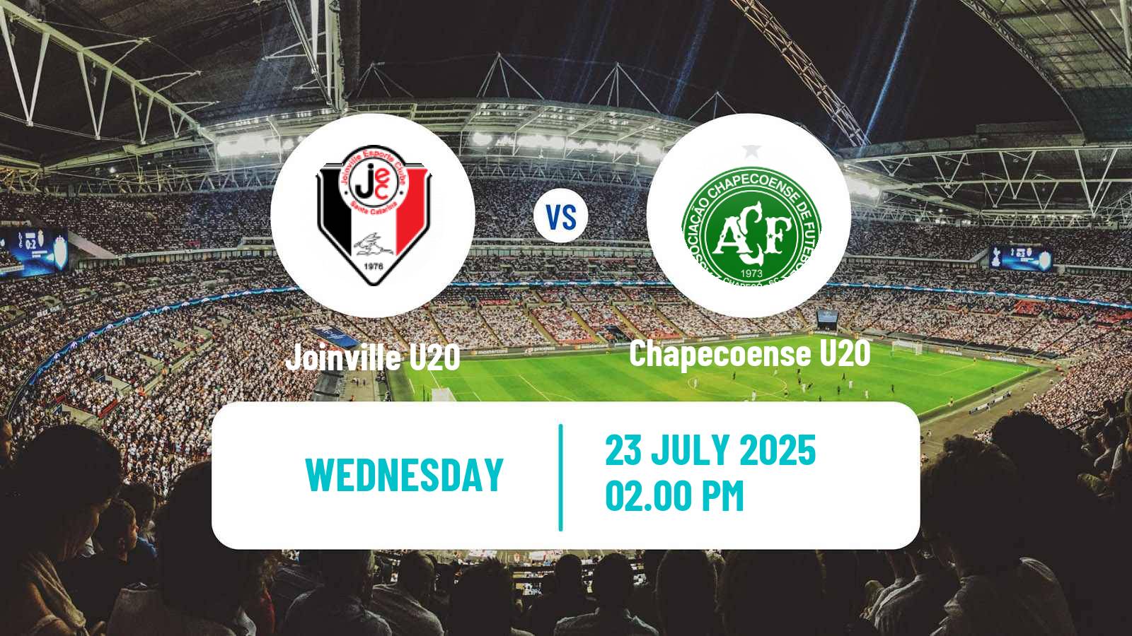 Football Brazilian Catarinense U20 Joinville U20 - Chapecoense U20