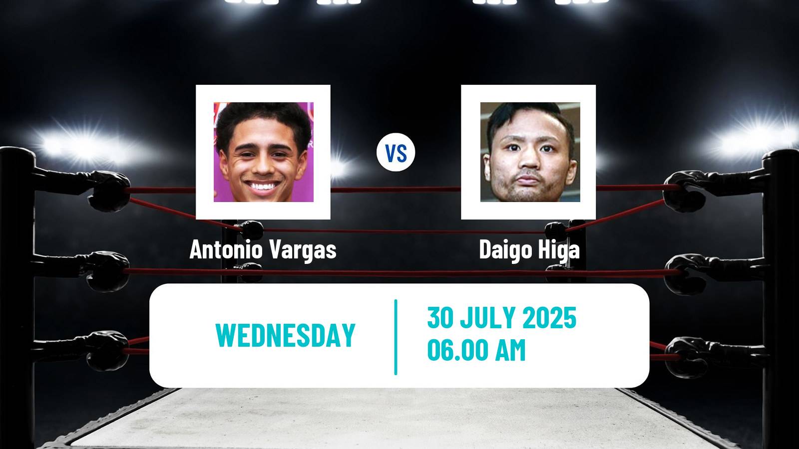 Boxing Bantamweight Others Matches Men Antonio Vargas - Daigo Higa