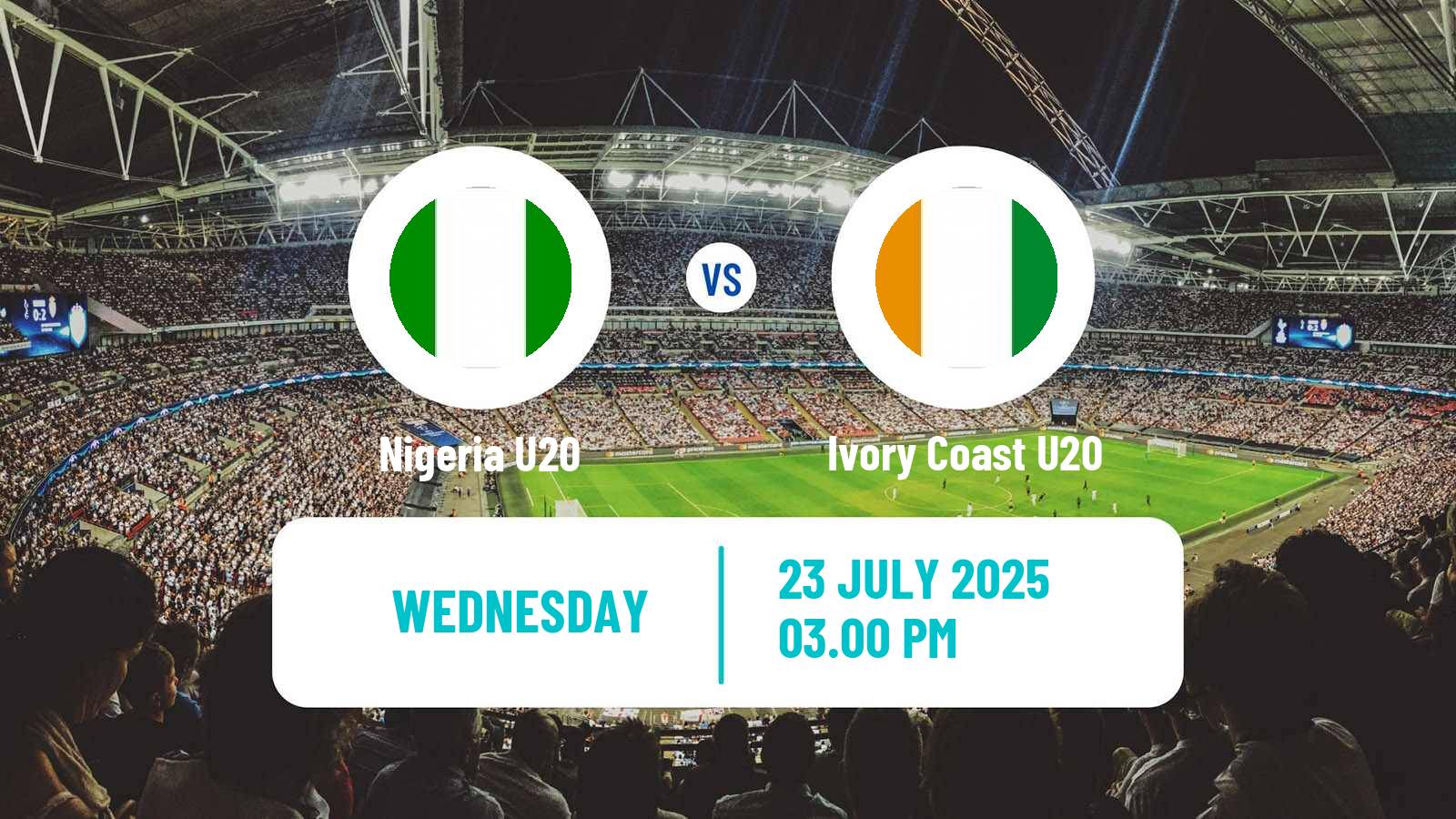 Football Friendly Nigeria U20 - Ivory Coast U20