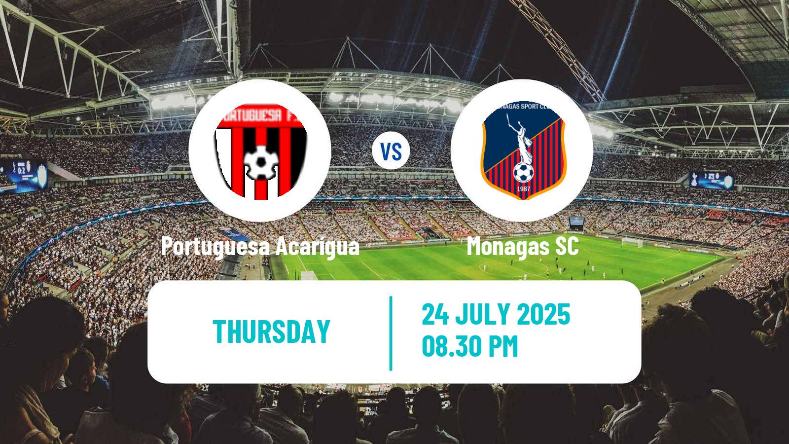 Football Venezuelan Primera Division Portuguesa Acarígua - Monagas