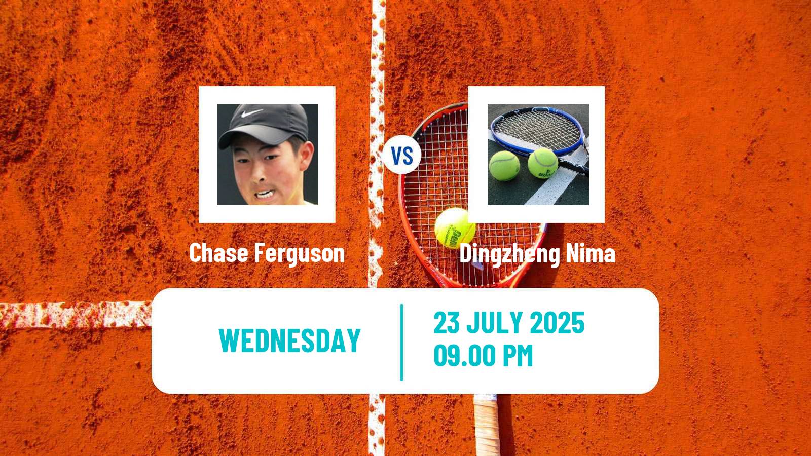 Tennis ITF M15 Wuning Men Chase Ferguson - Dingzheng Nima