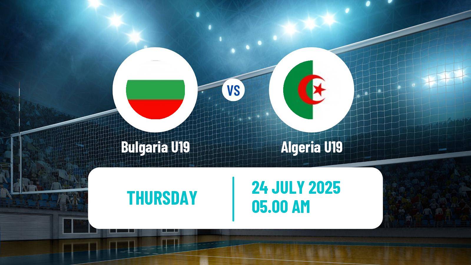 Volleyball World Championship U19 Volleyball Bulgaria U19 - Algeria U19