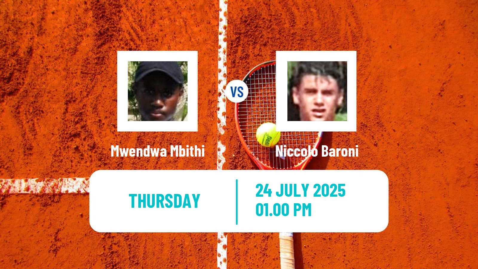 Tennis ITF M15 Monastir 29 Men Mwendwa Mbithi - Niccolo Baroni