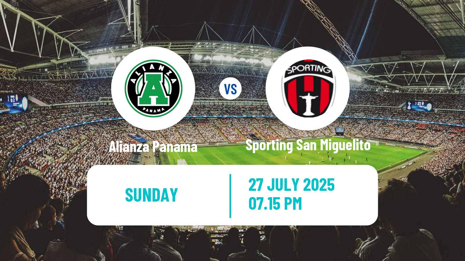 Football Liga Panamena de Futbol Alianza Panama - Sporting San Miguelito