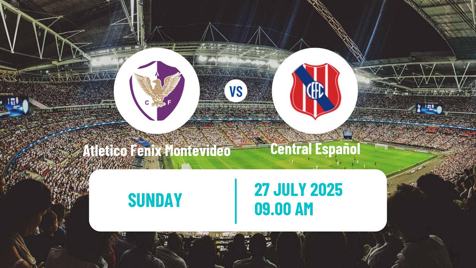 Football Uruguayan Segunda Division Atletico Fenix Montevideo - Central Español