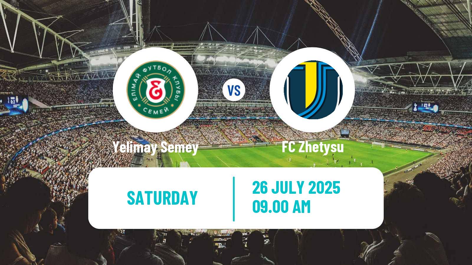 Football Kazakh Premier League Yelimay Semey - Zhetysu