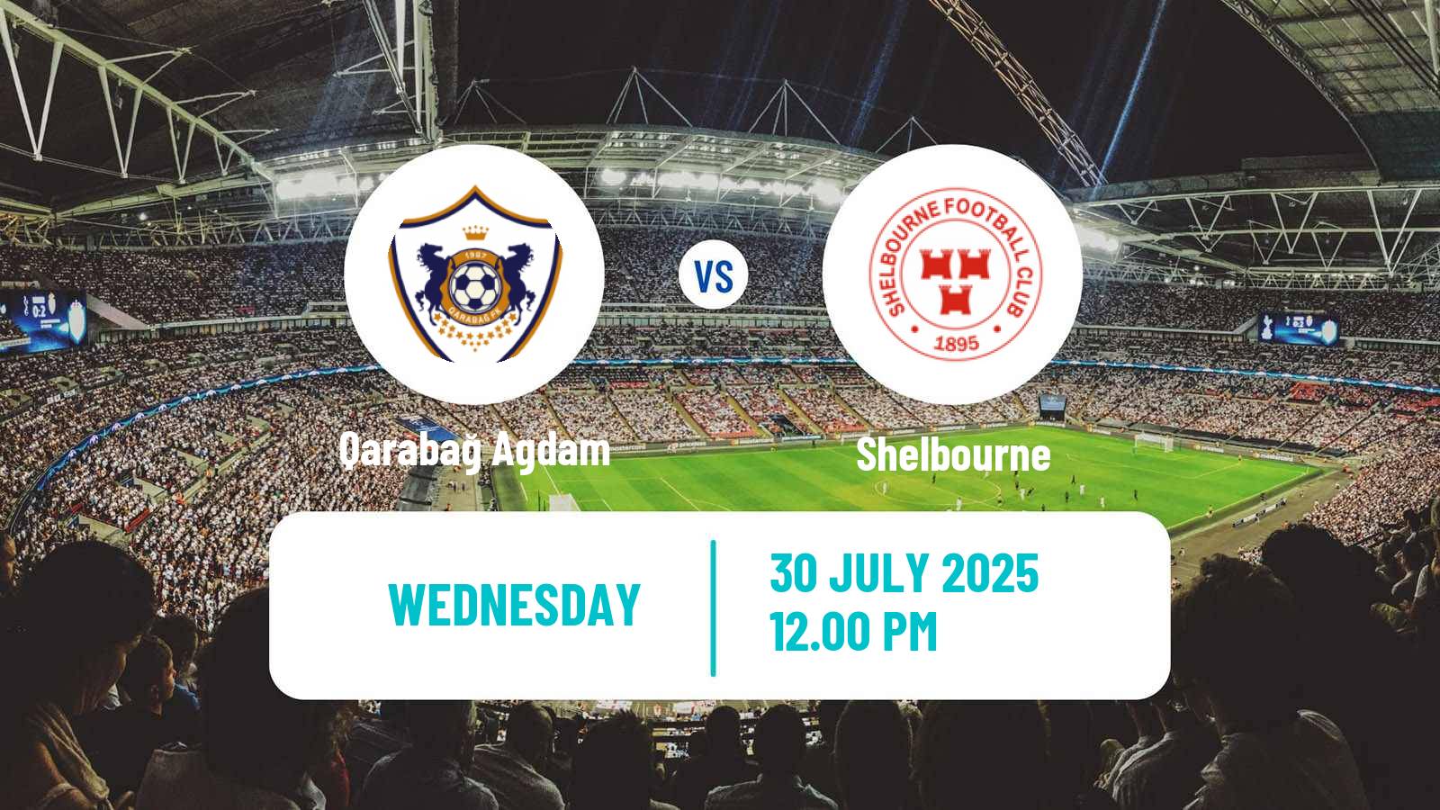 Football UEFA Champions League Qarabağ Agdam - Shelbourne