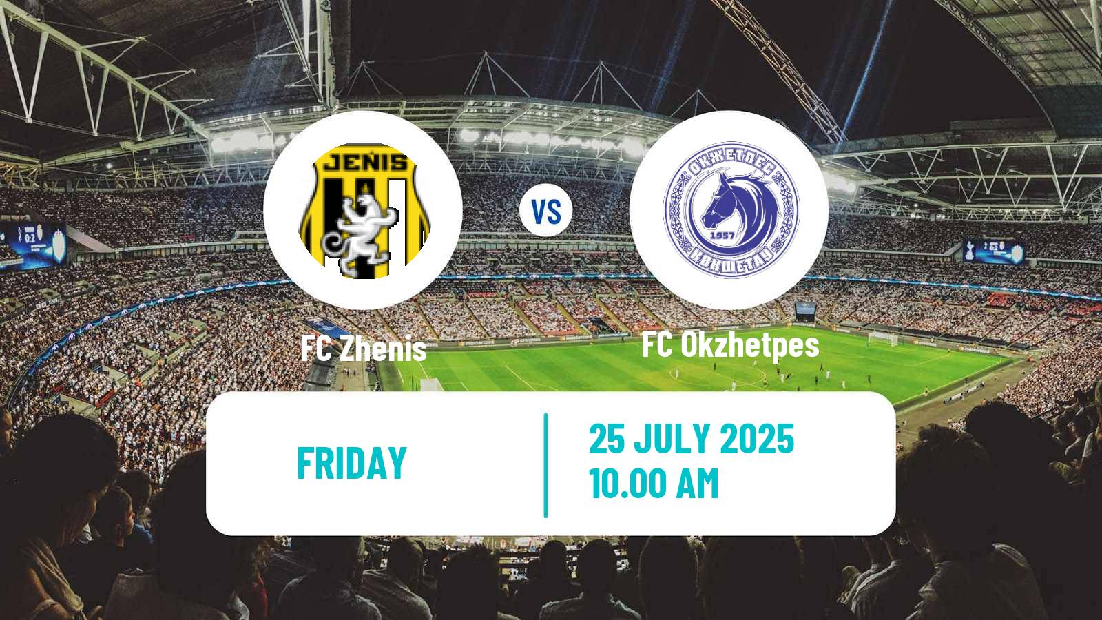 Football Kazakh Premier League Zhenis - Okzhetpes