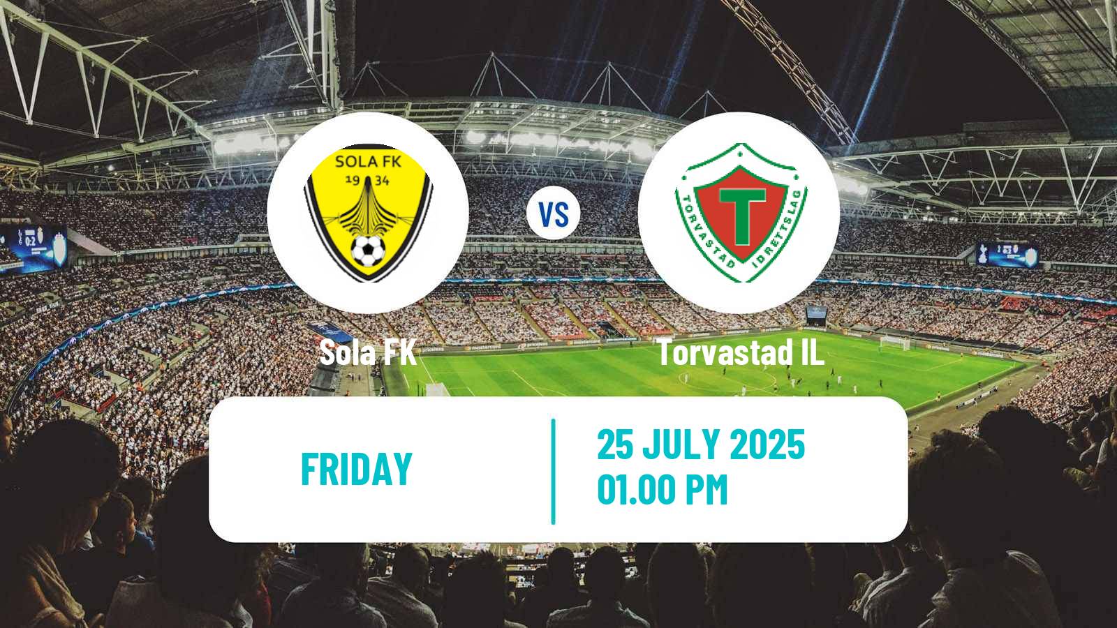 Football Norwegian Division 3 - Group 5 Sola - Torvastad