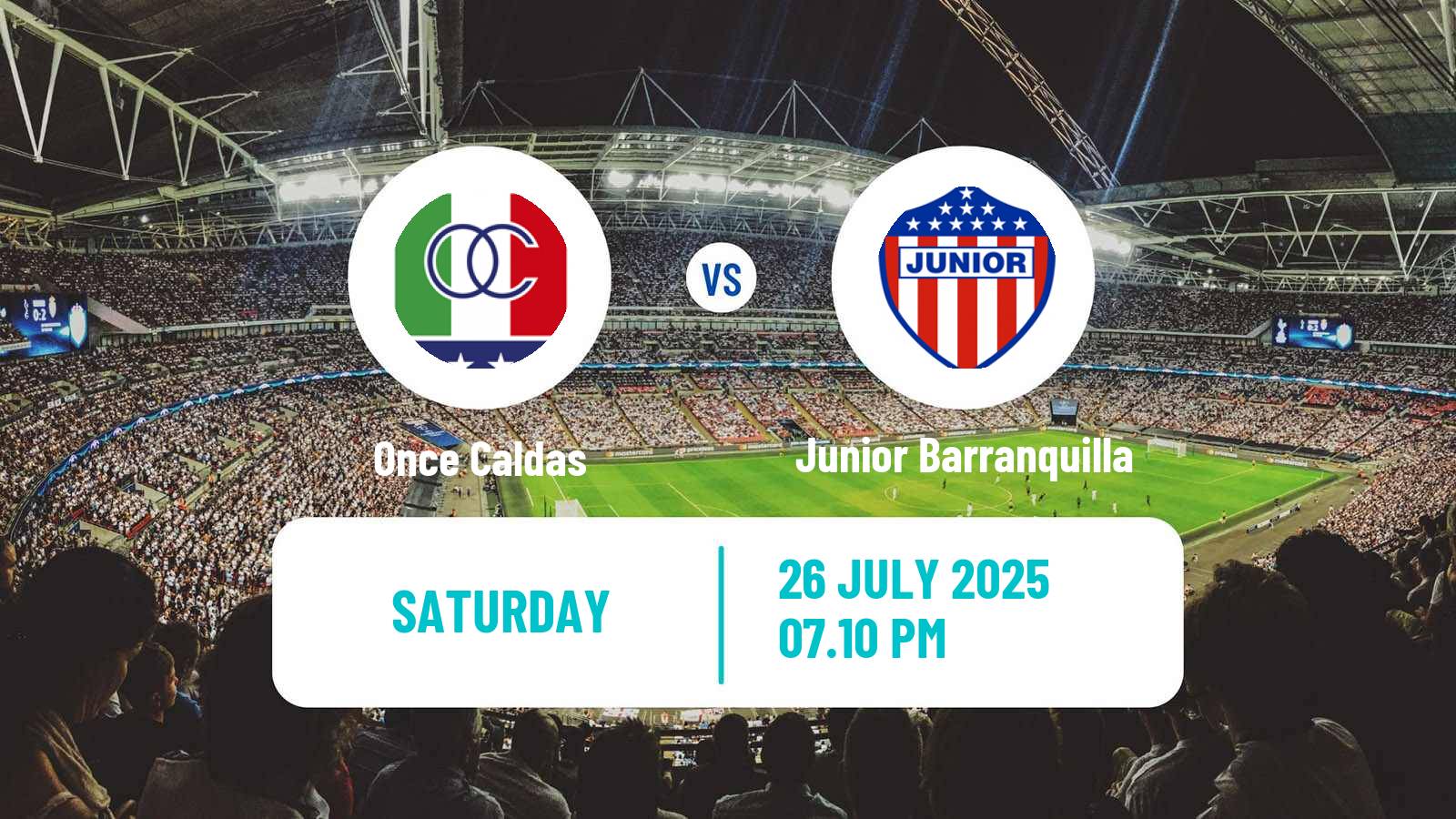 Football Colombian Primera A Once Caldas - Junior Barranquilla