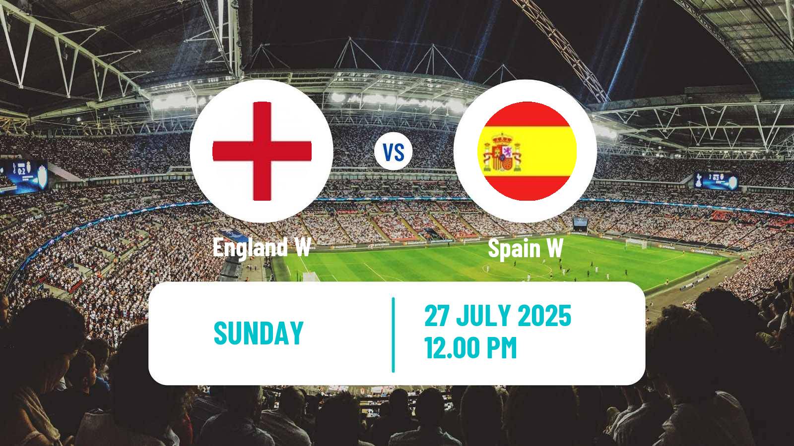 Football UEFA Euro Women England W - Spain W