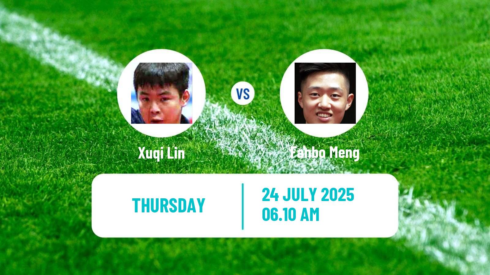 Table tennis Wtt Contender Lagos Men Xuqi Lin - Fanbo Meng