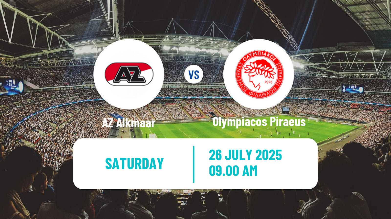 Football Club Friendly AZ Alkmaar - Olympiacos Piraeus