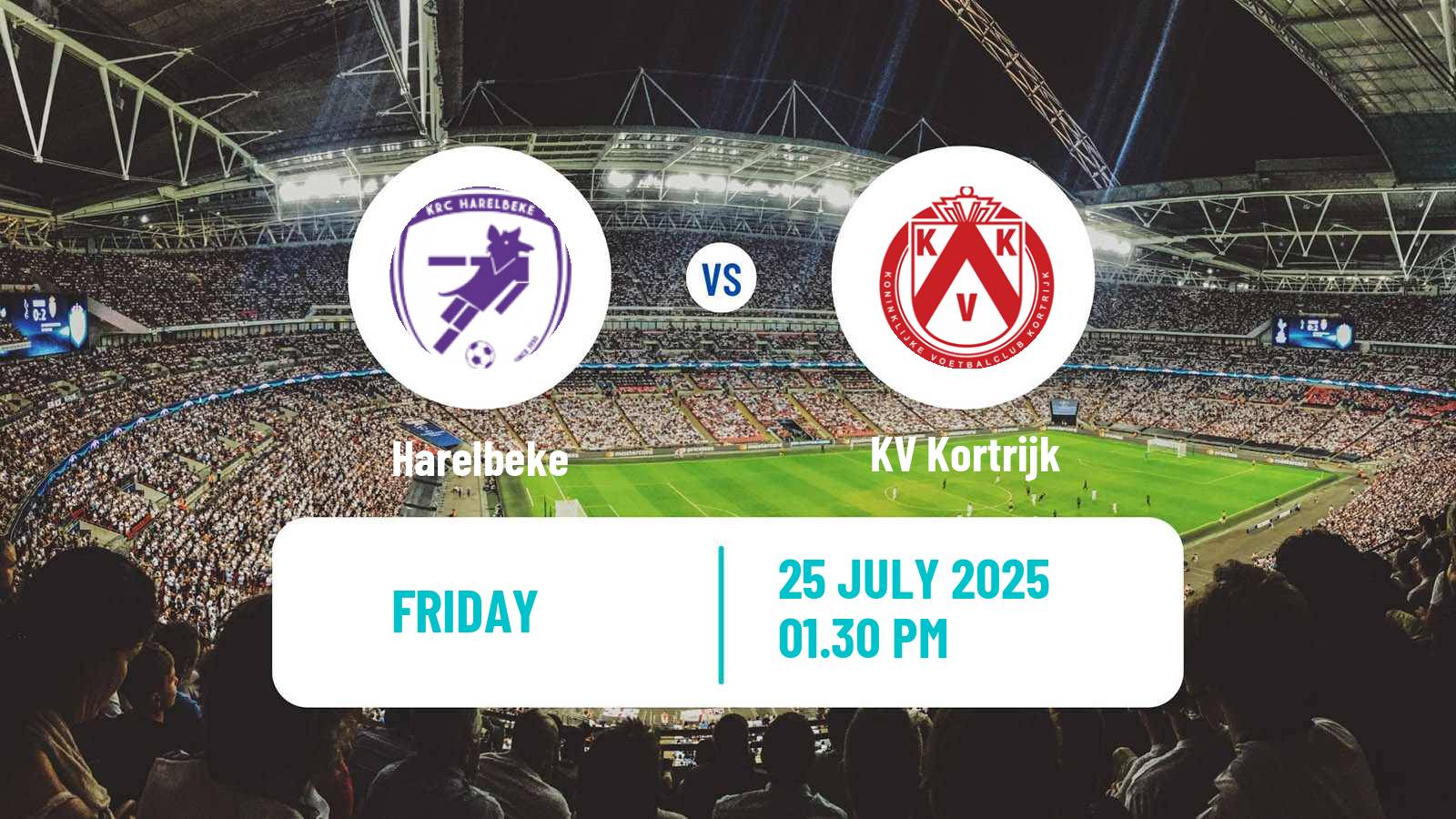Football Club Friendly Harelbeke - Kortrijk