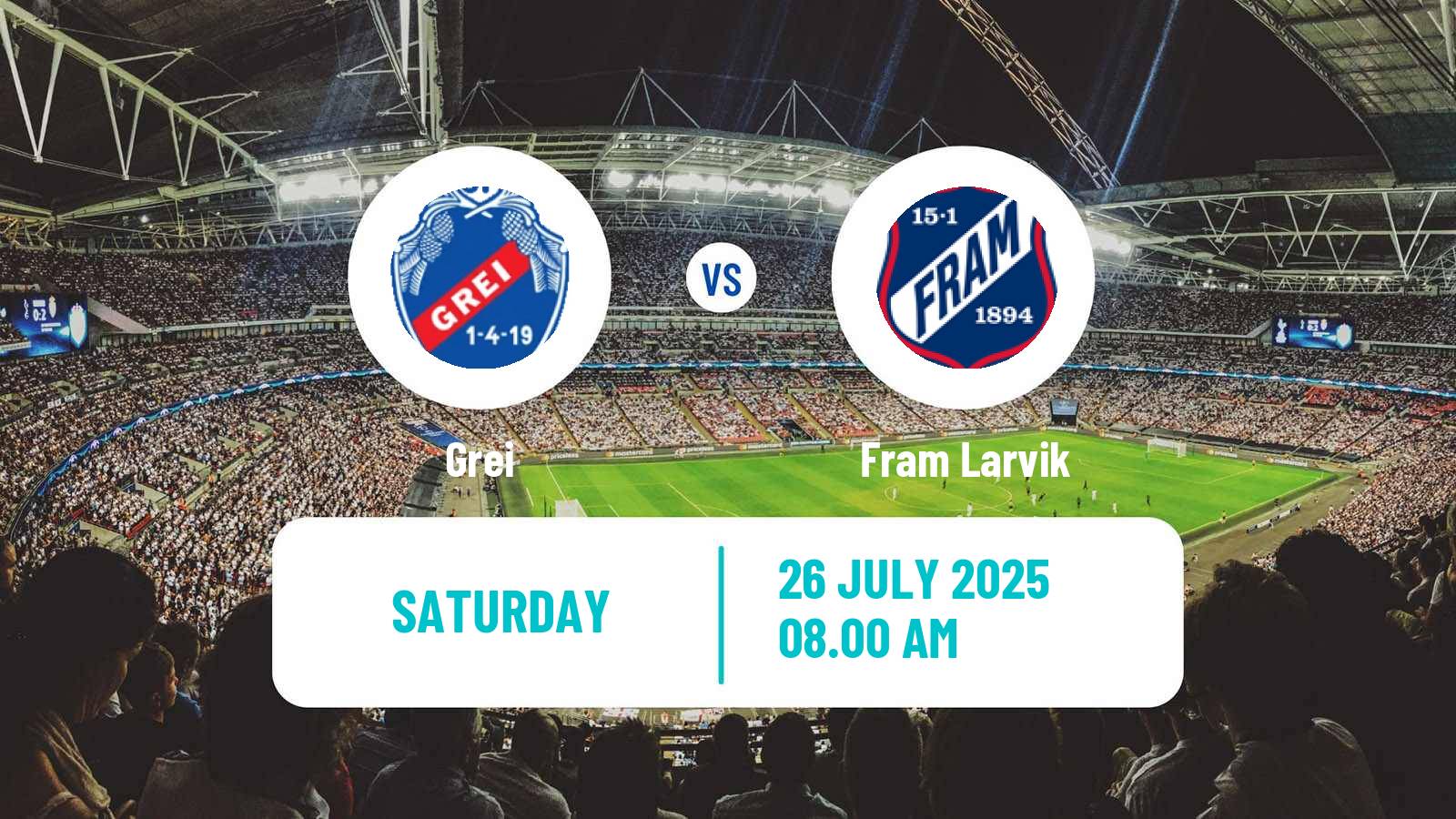 Football Norwegian Division 3 - Group 6 Grei - Fram Larvik