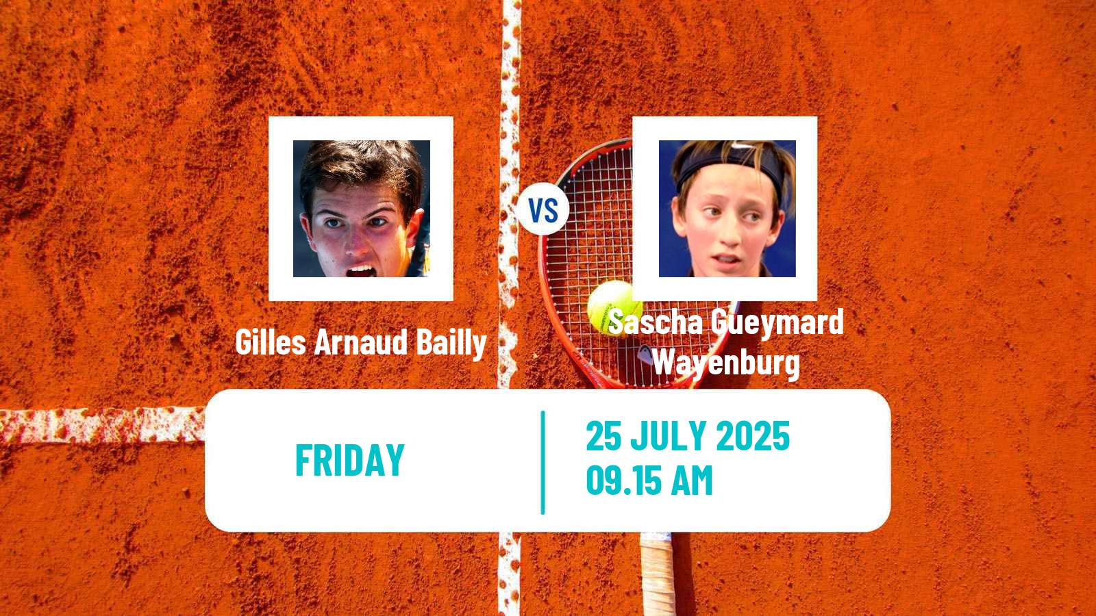 Tennis Tampere Challenger Men Gilles Arnaud Bailly - Sascha Gueymard Wayenburg