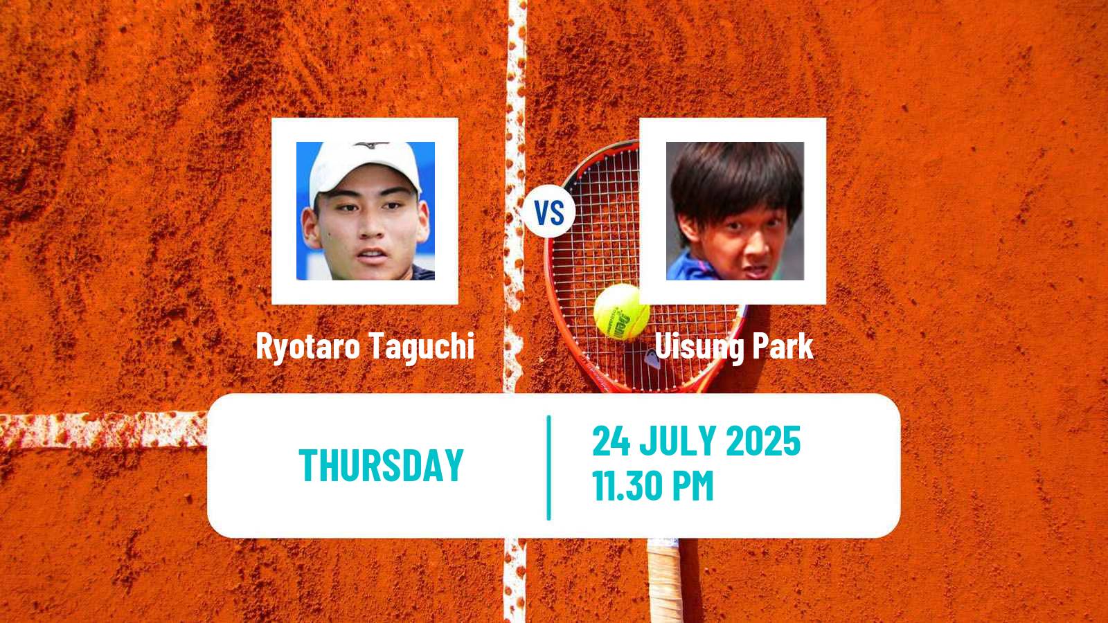 Tennis ITF M15 Nakhon Pathom 2 Men Ryotaro Taguchi - Uisung Park