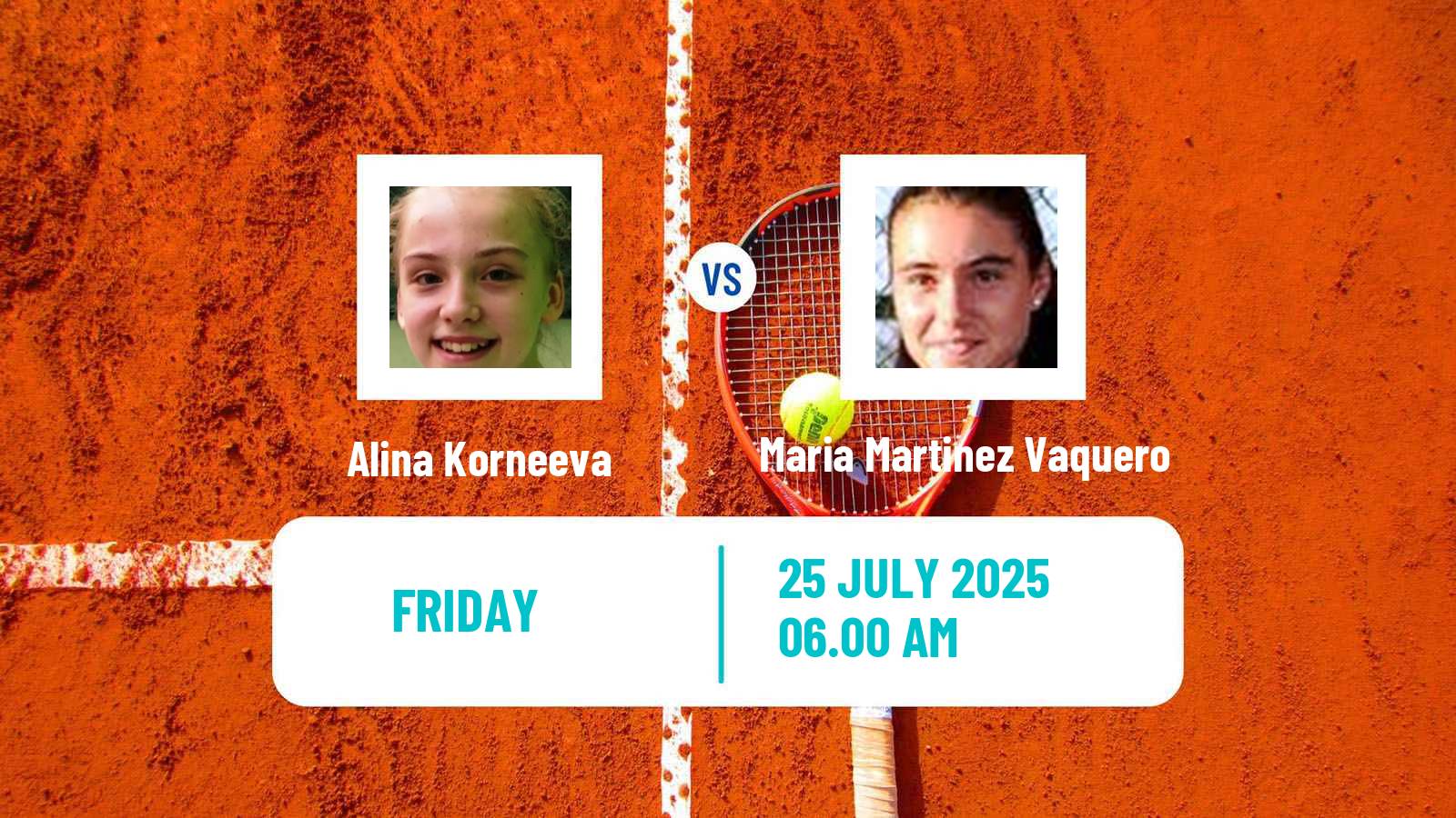 Tennis ITF W100 Figueira Da Foz Women Alina Korneeva - Maria Martinez Vaquero