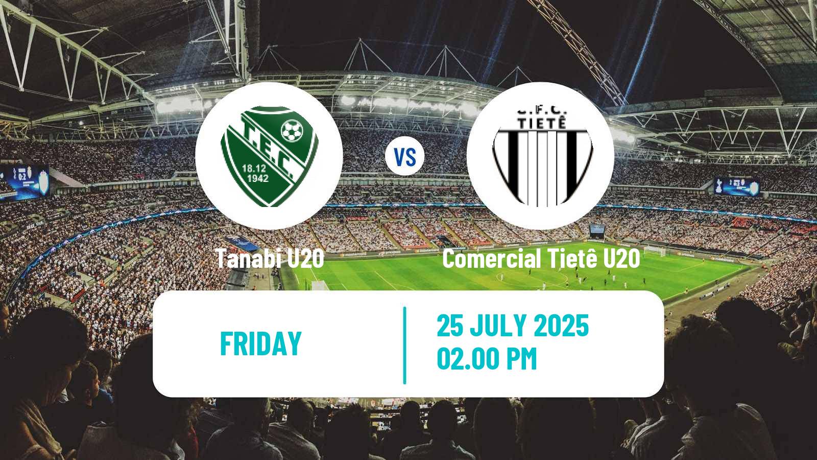 Football Brazilian Paulista U20 Tanabi U20 - Comercial Tietê U20