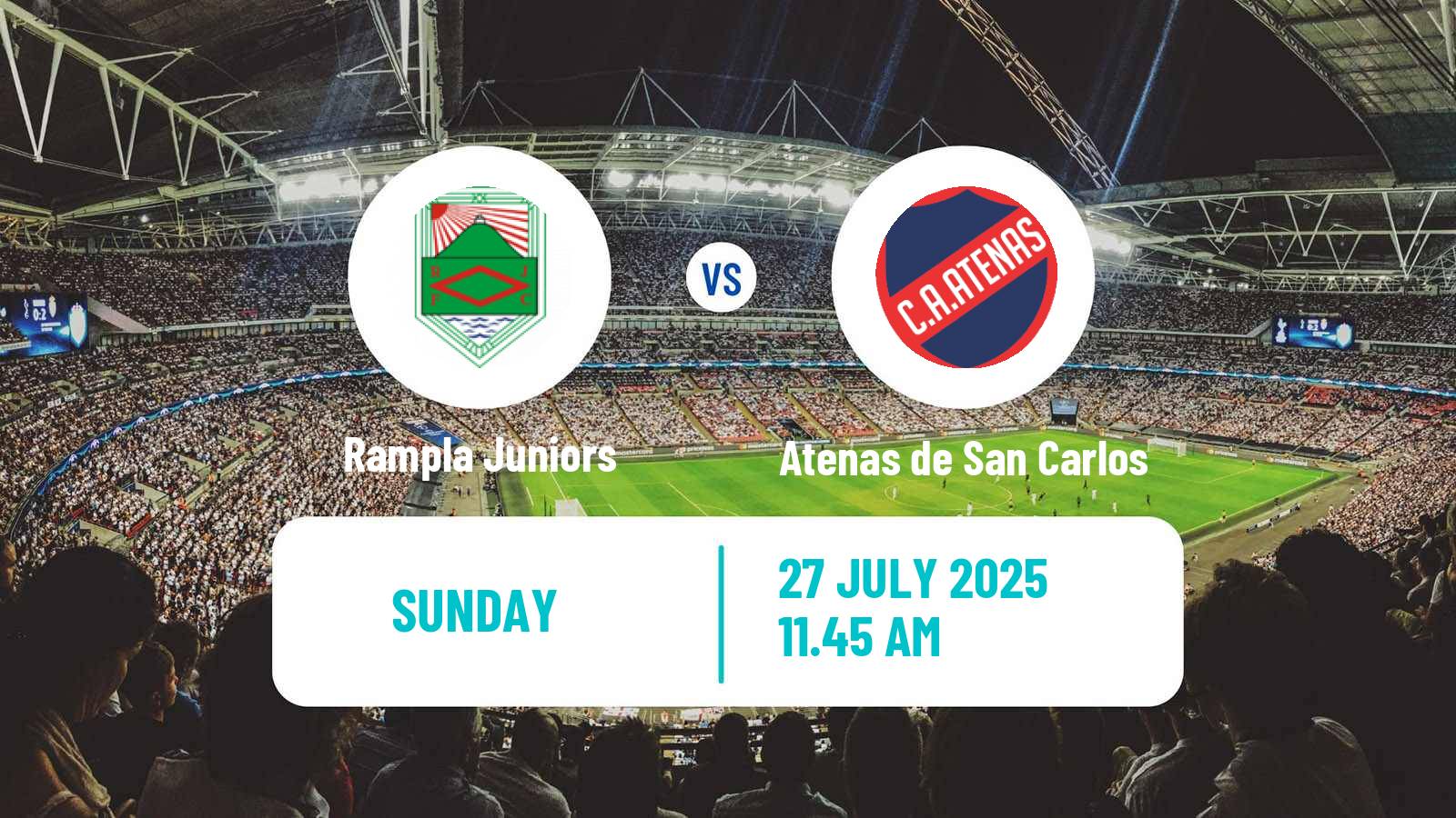 Football Uruguayan Segunda Division Rampla Juniors - Atenas de San Carlos