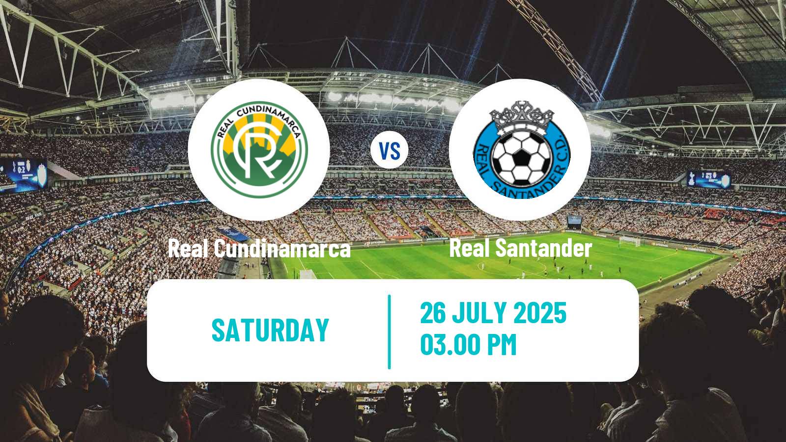 Football Colombian Primera B Real Cundinamarca - Real Santander