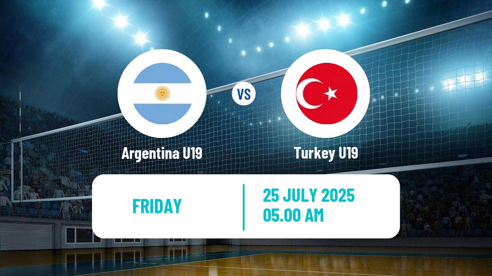 Volleyball World Championship U19 Volleyball Argentina U19 - Turkey U19