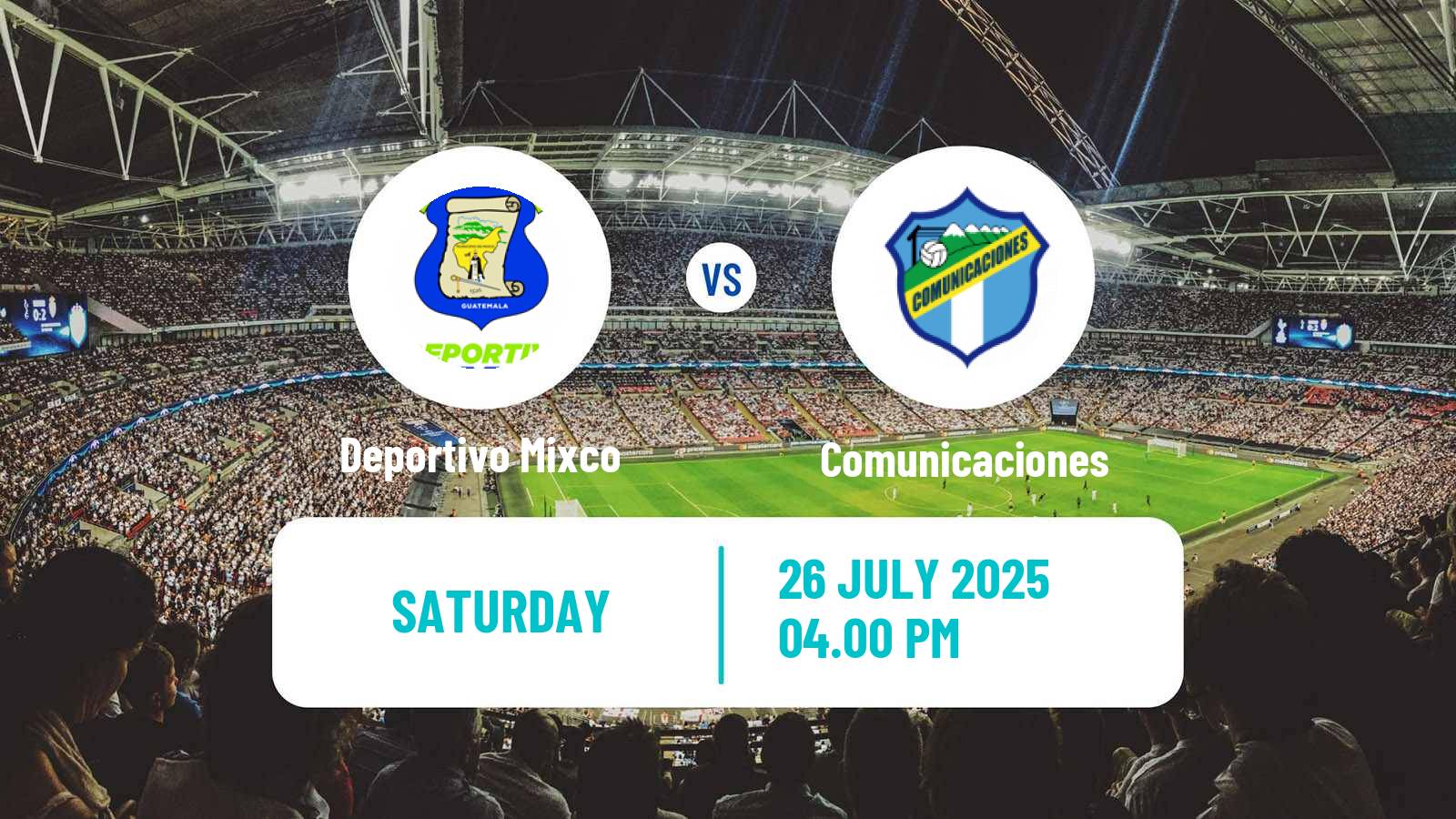 Football Guatemala Liga Nacional Deportivo Mixco - Comunicaciones