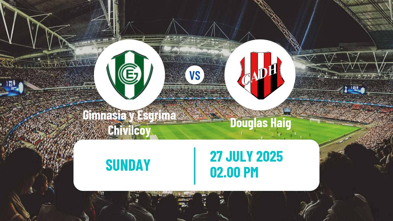 Football Argentinian Torneo Federal Gimnasia y Esgrima Chivilcoy - Douglas Haig