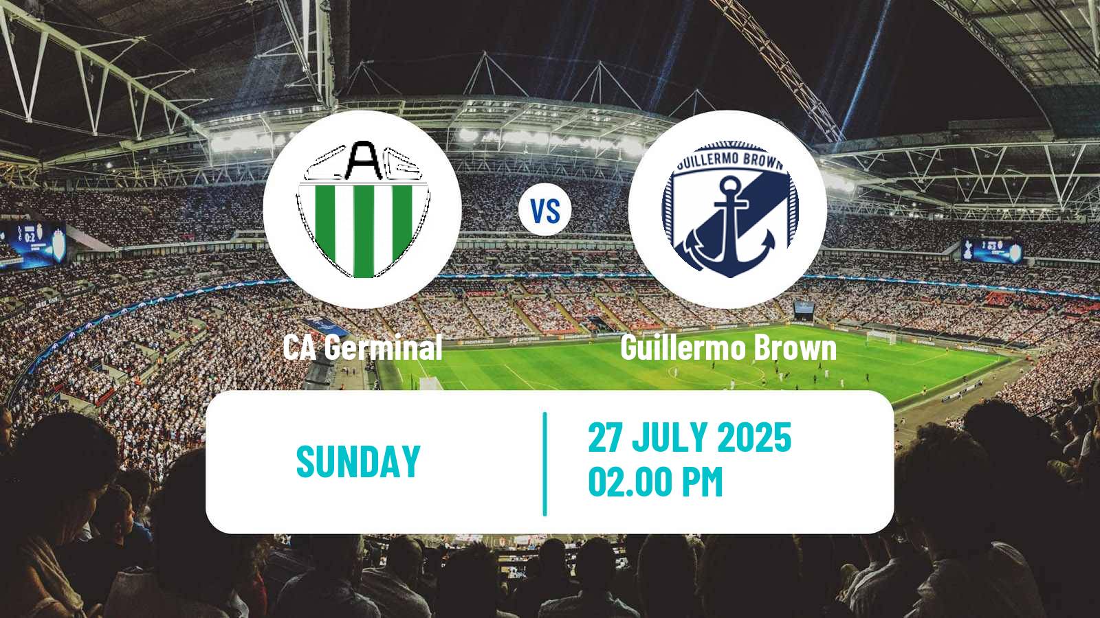 Football Argentinian Torneo Federal Germinal - Guillermo Brown