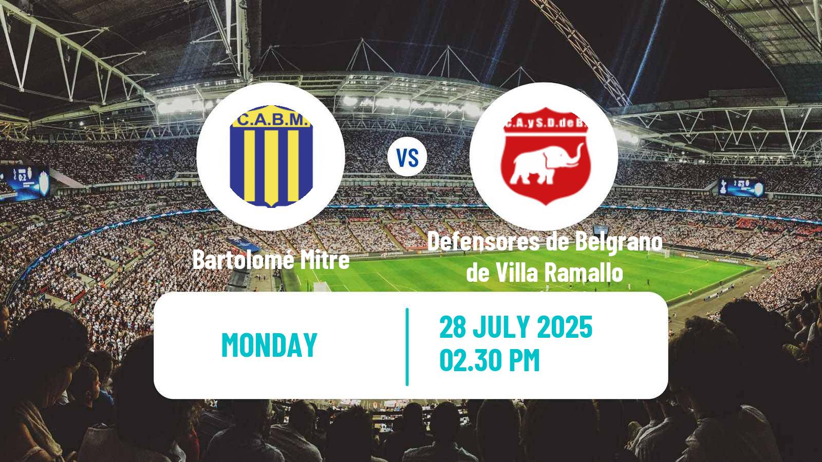 Football Argentinian Torneo Federal Bartolomé Mitre - Defensores de Belgrano de Villa Ramallo