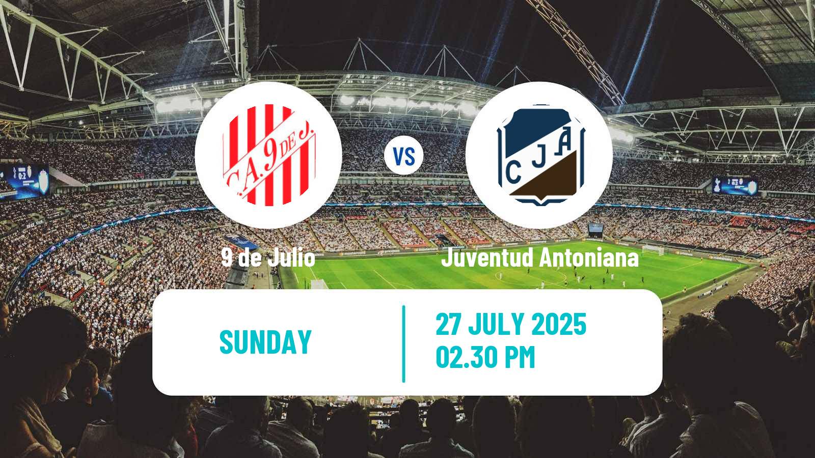 Football Argentinian Torneo Federal 9 de Julio - Juventud Antoniana