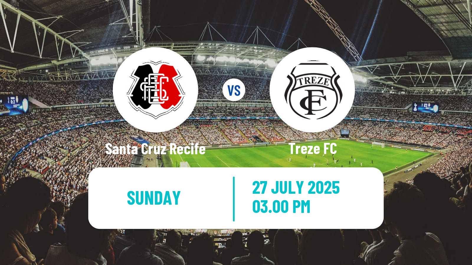 Football Brazilian Serie D Santa Cruz Recife - Treze