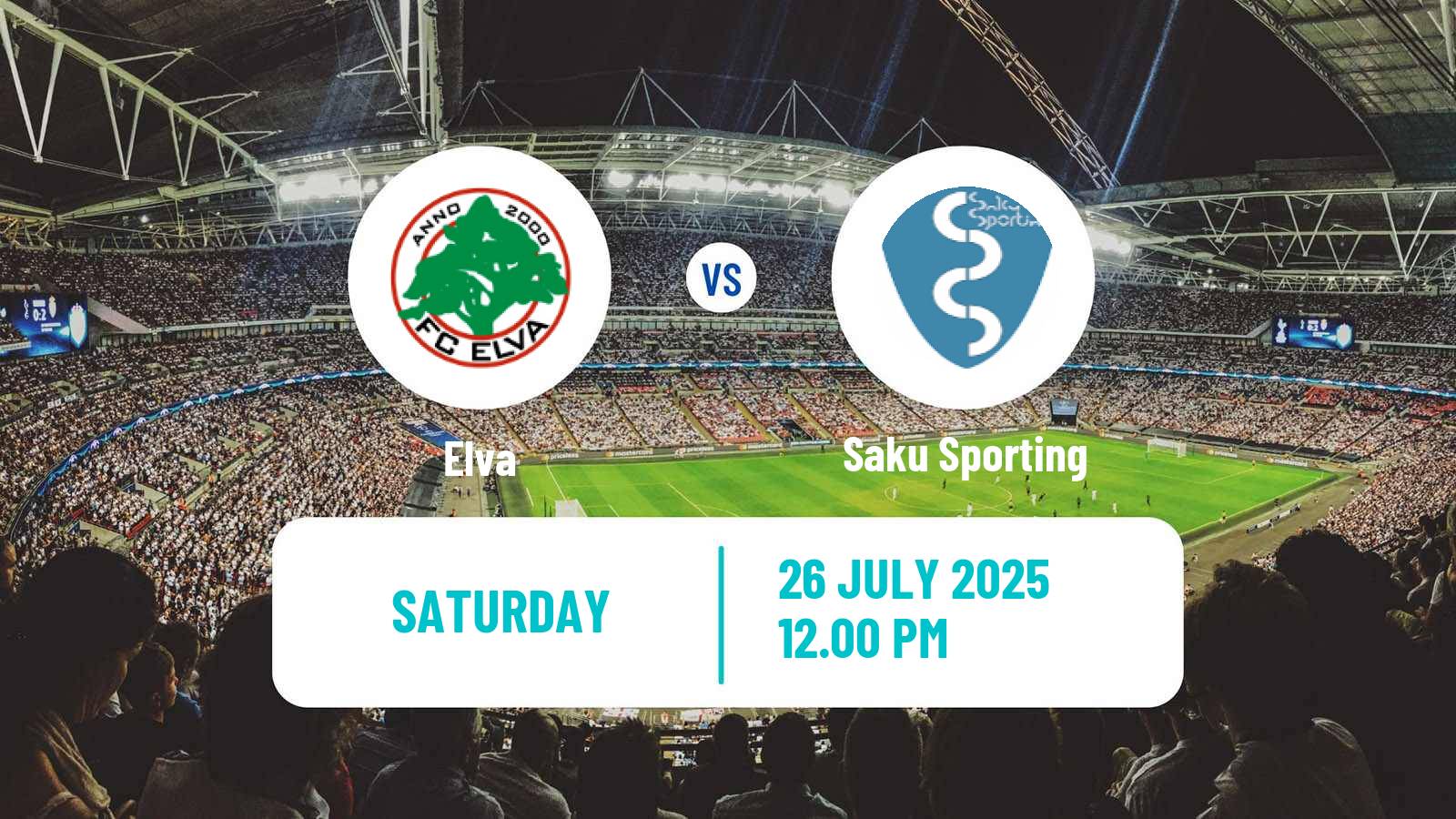 Football Estonian Meistriliiga Women Elva - Saku Sporting