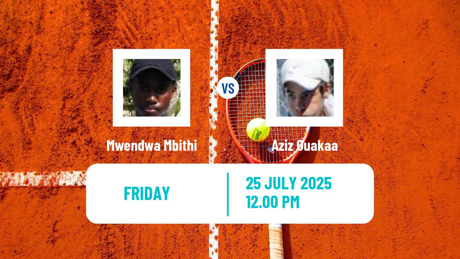 Tennis ITF M15 Monastir 29 Men Mwendwa Mbithi - Aziz Ouakaa