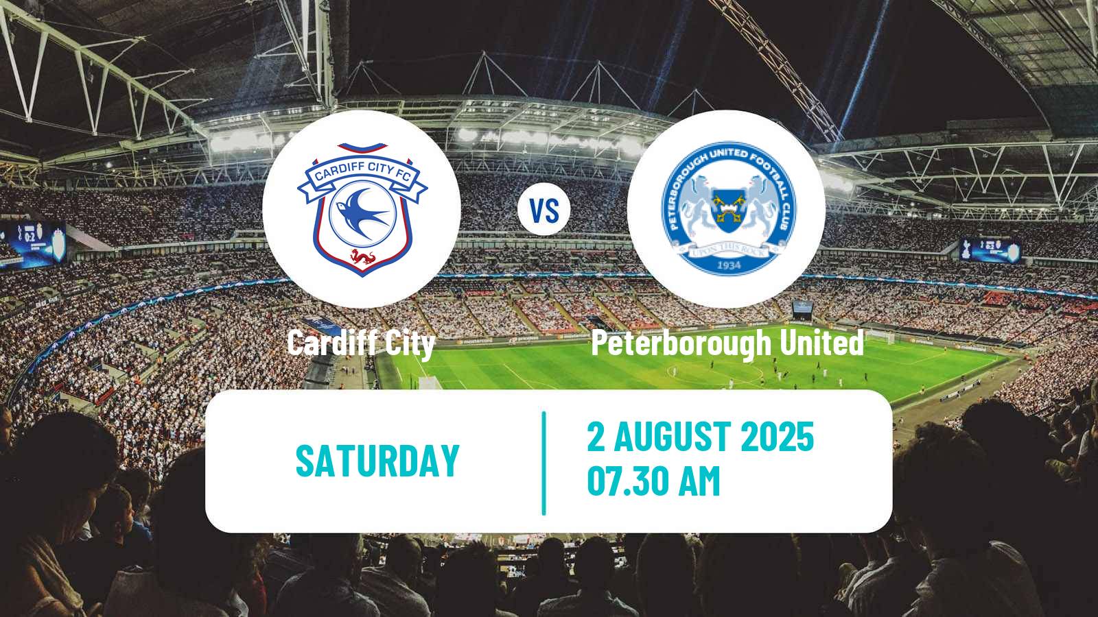 Football English League One Cardiff City - Peterborough United